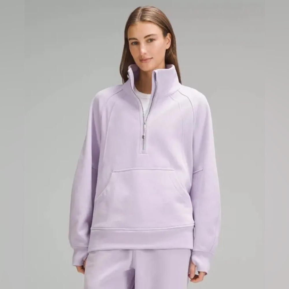 Lululemon Scuba Oversized Funnel Neck Half Zip Sweatshirt size XL XXL